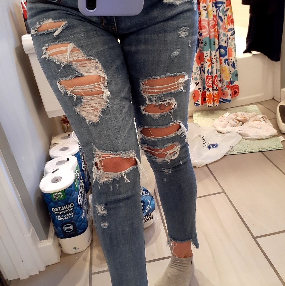 Ae super stretch jeggings